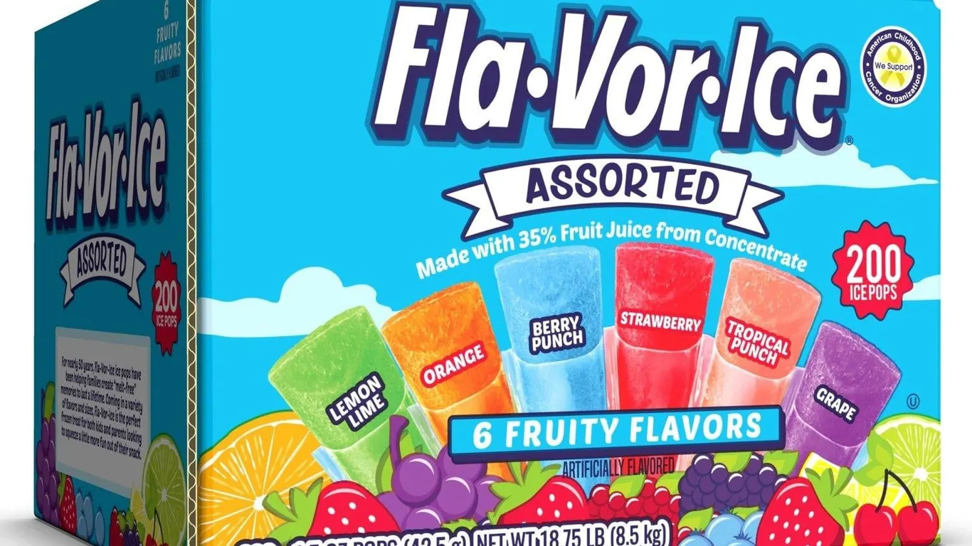 Fla-Vor-Ice Popsicles 1.5oz Bars 200ct