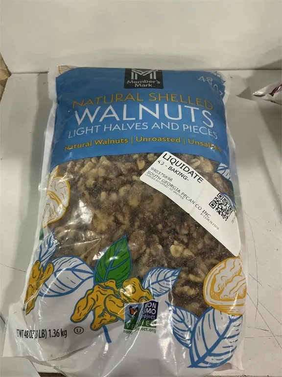 Natural Shelled Walnuts 3 Lbs