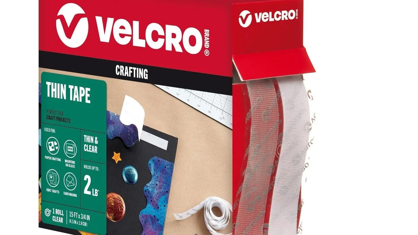 Velcro Brand 91325 Thin Clear Tape 15ft x 34in