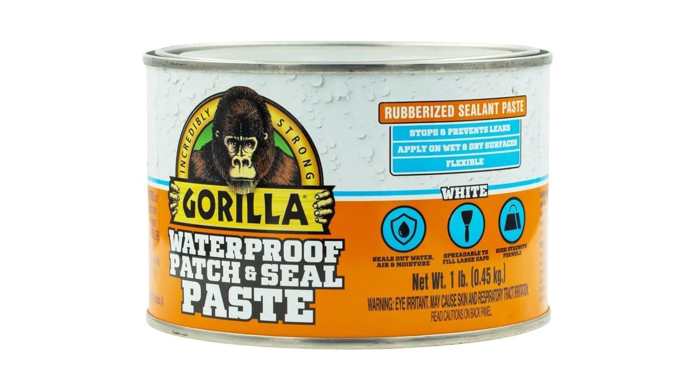 Gorilla Waterproof Sealant Paste White 1lb Can
