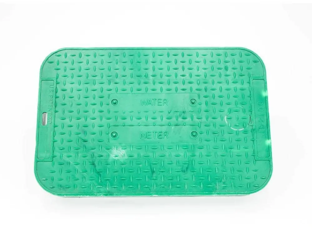 JD2102SGL Square MeterValve Box Lid 15x10x1.75in