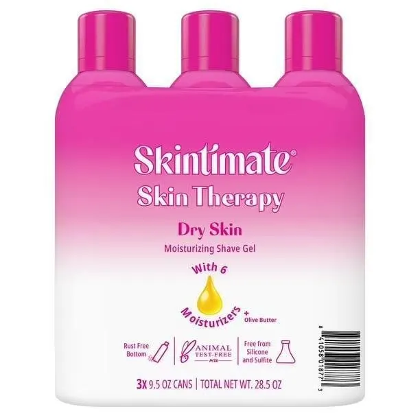 Skintimate Skin Therapy Shave Gel 9.5 oz 3pk