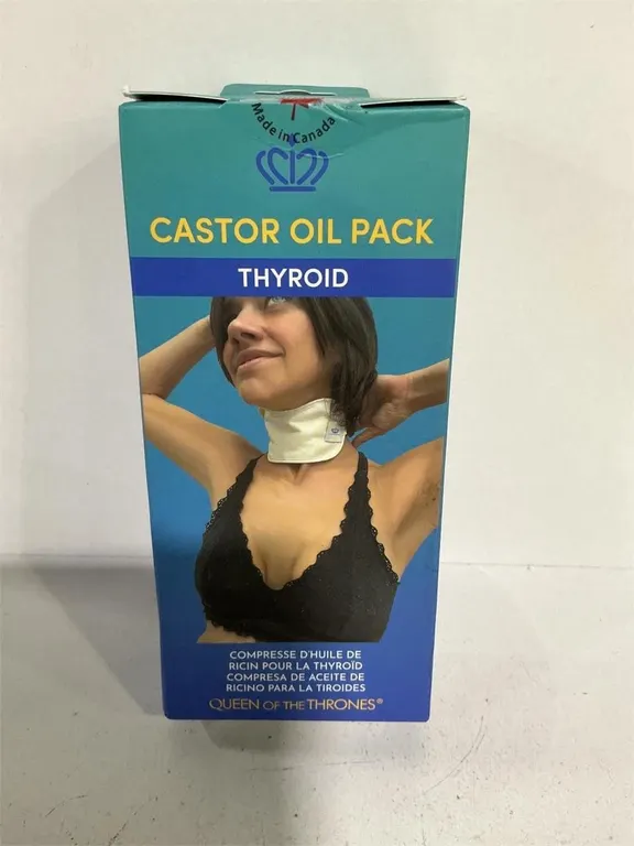 Queen of the Thrones Thyroid Castor Oil Pack