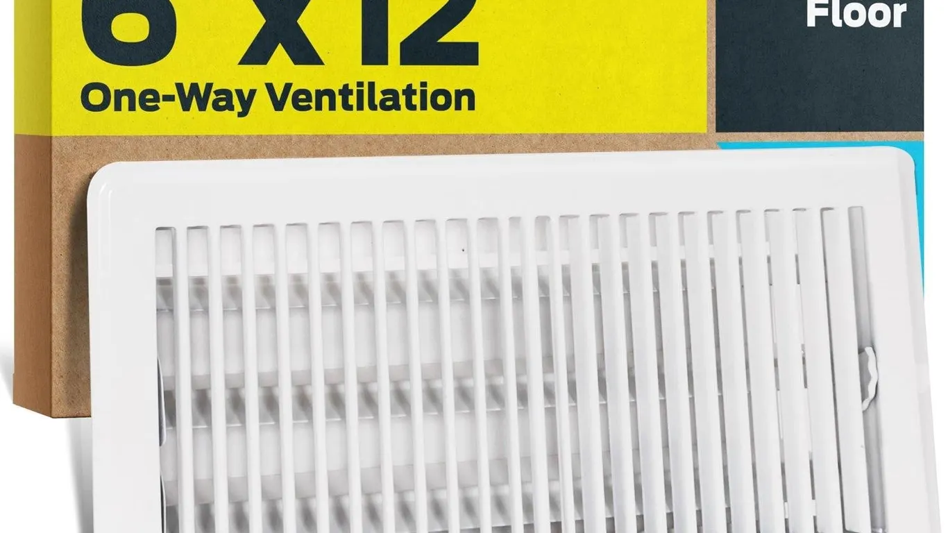 EZ-FLO 61638 Floor Register Vent Cover 6x12 in.