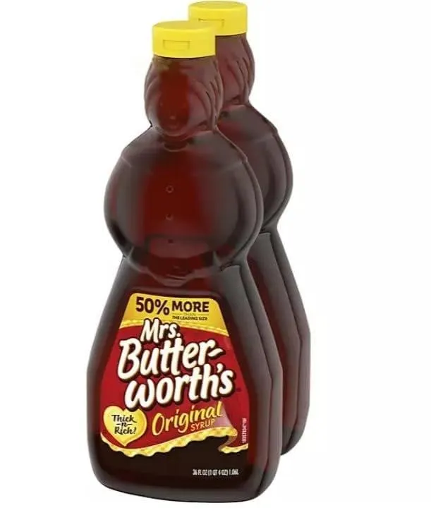 Mrs. Butterworths Original Syrup 36oz 2pk