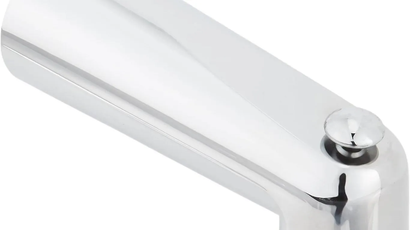 EZ-FLO 15072 7 Inch Zinc Bath Tub Diverter Spout