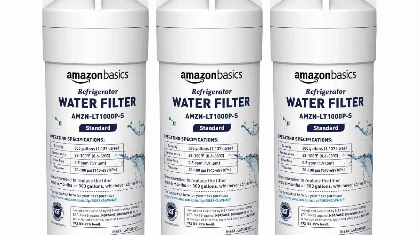 Amazon Basics LG LT1000P Water Filter 3pk