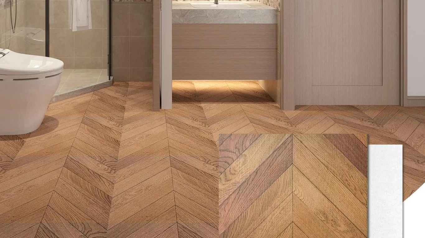 Art3d Herringbone Vinyl Floor Tiles 12x12 10pk