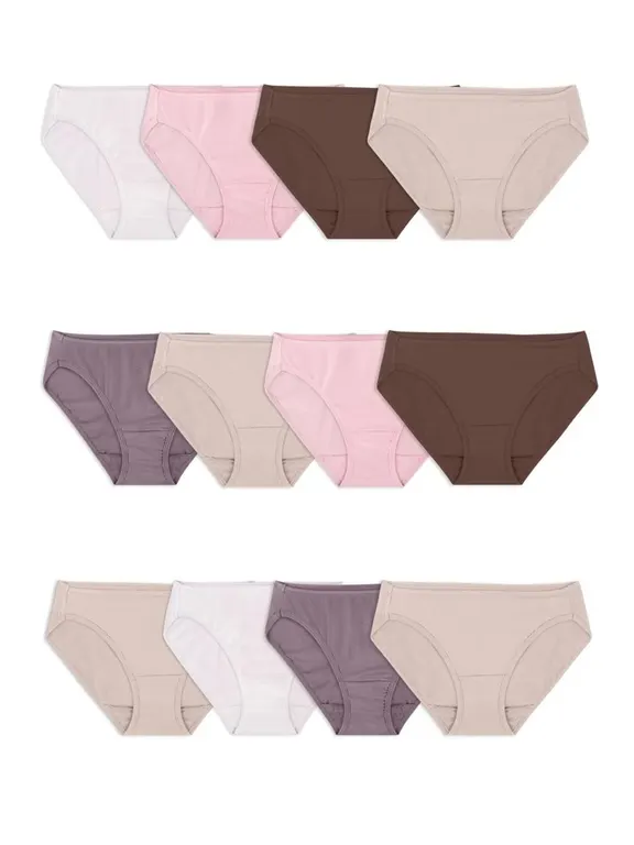Fruit of the Loom Bikini Underwear Size 7 12pk