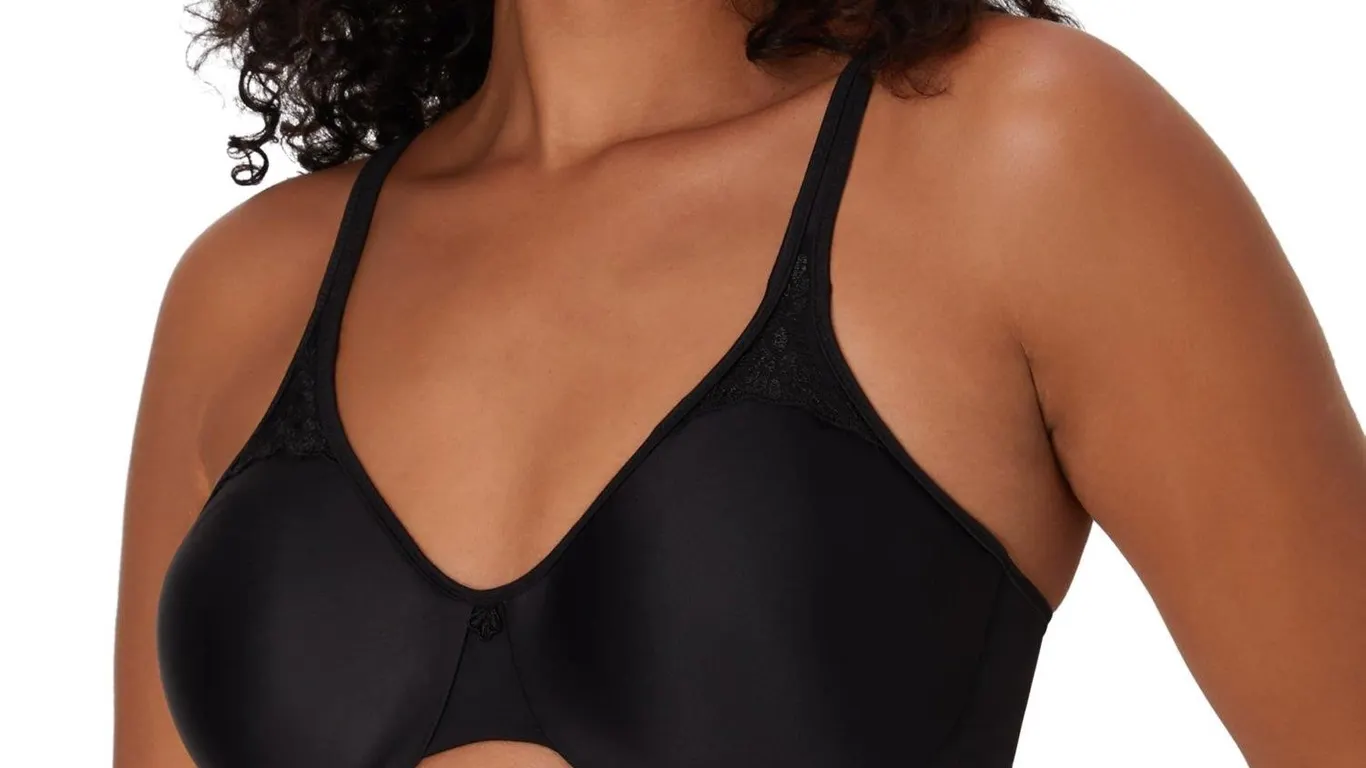 Bali Passion For Comfort Minimizer Bra Black 40D