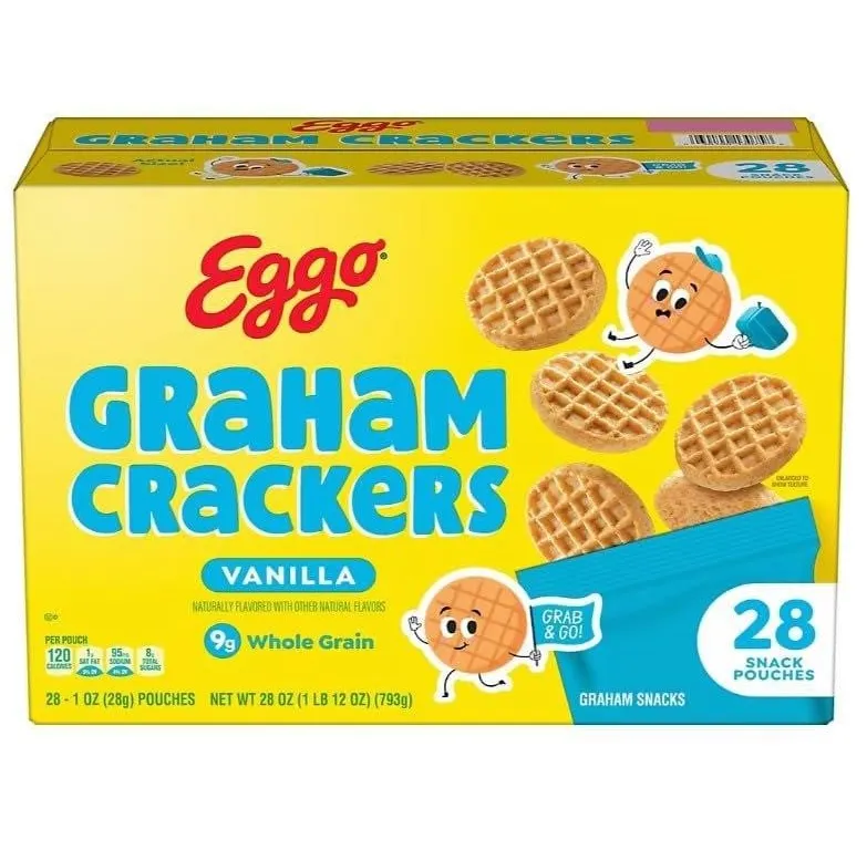 Eggo Vanilla Graham Crackers 1oz 28pk