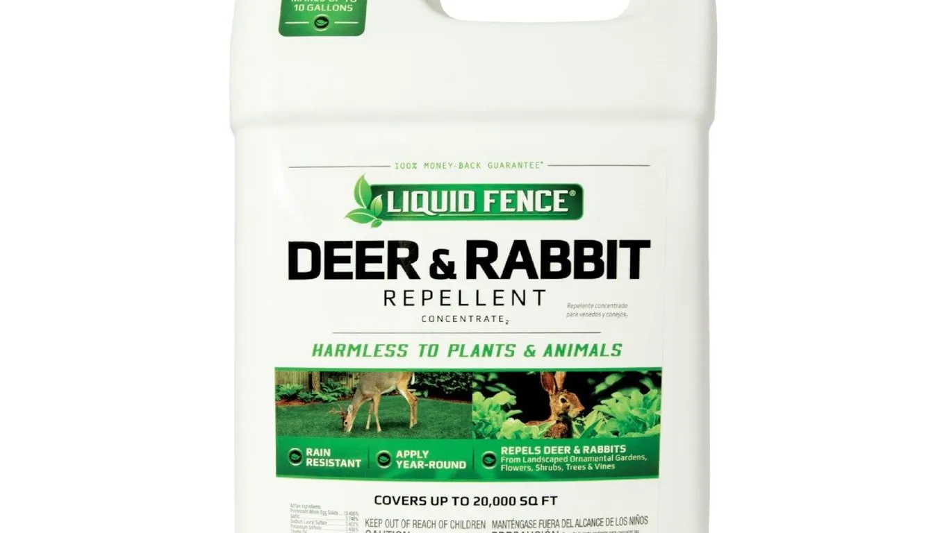 Liquid Fence Deer Rabbit Repellent 1 Gallon