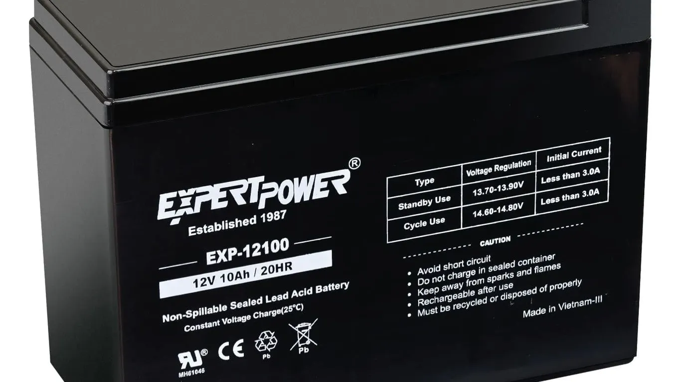 ExpertPower EXP12100 12V 10Ah SLA Battery