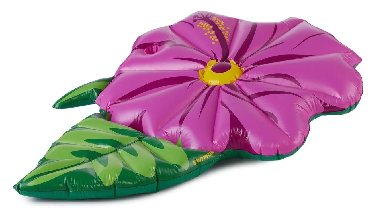 Swimline Hibiscus Flower Inflatable Pool Lounger