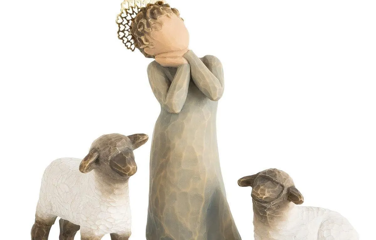 Willow Tree Little Shepherdess Nativity Set 3pc