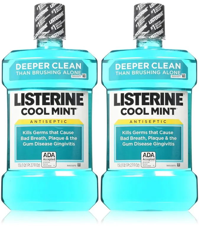 Listerine Cool Mint Mouthwash 1.5L 2pk