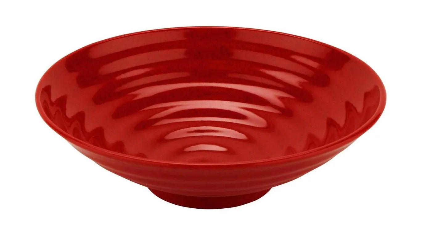 Get 1.5 Qt Melamine Mixing Bowl Red
