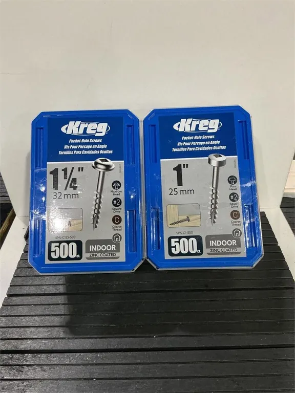 Kreg Pocket-Hole Screws 1in and 1.25in Set