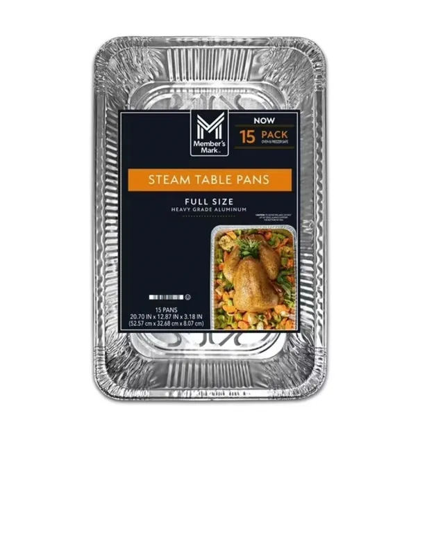 Full Size Aluminum Steam Table Pans