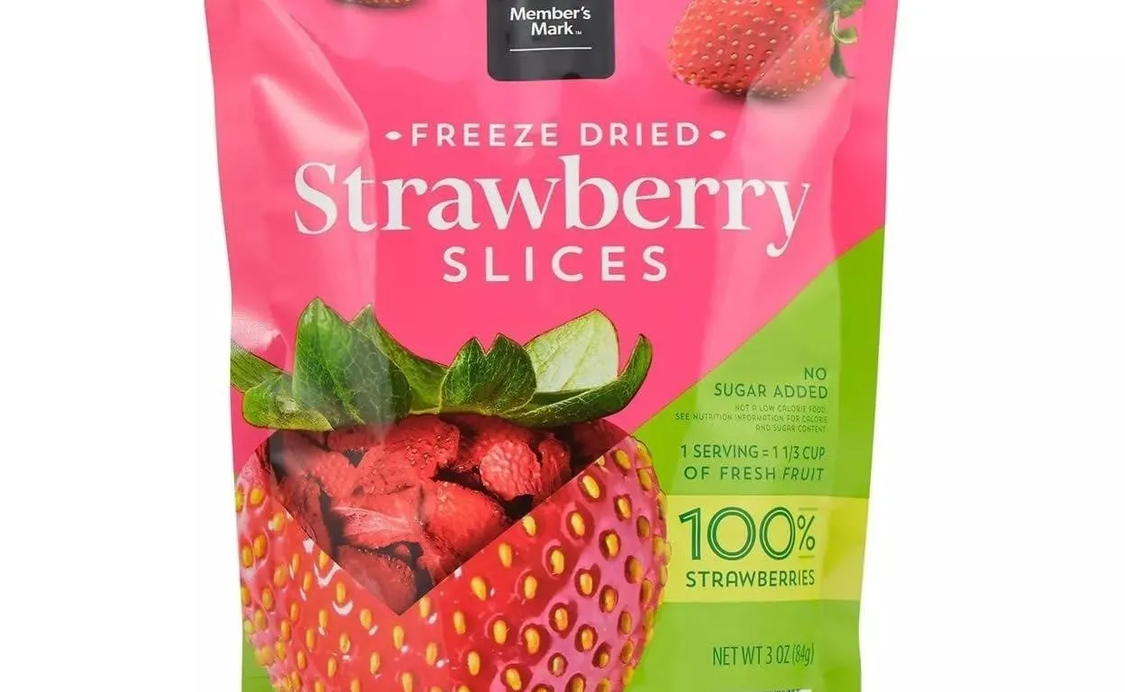 Freeze Dried Strawberry Slices 3 Ounce