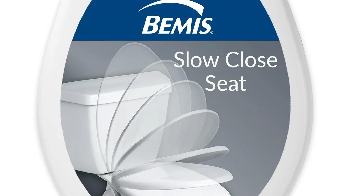 Bemis Slow Close Round Toilet Seat White
