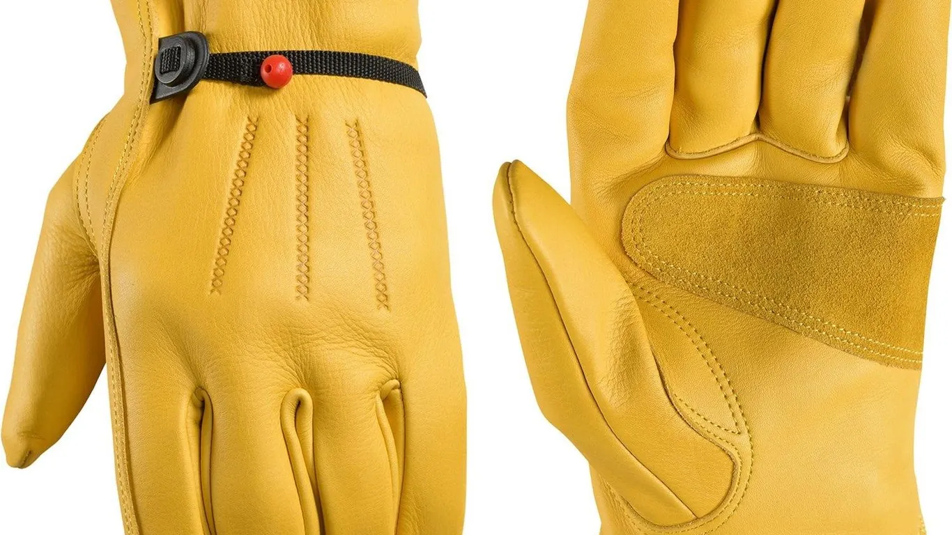 Wells Lamont Grain Cowhide Work Gloves Medium