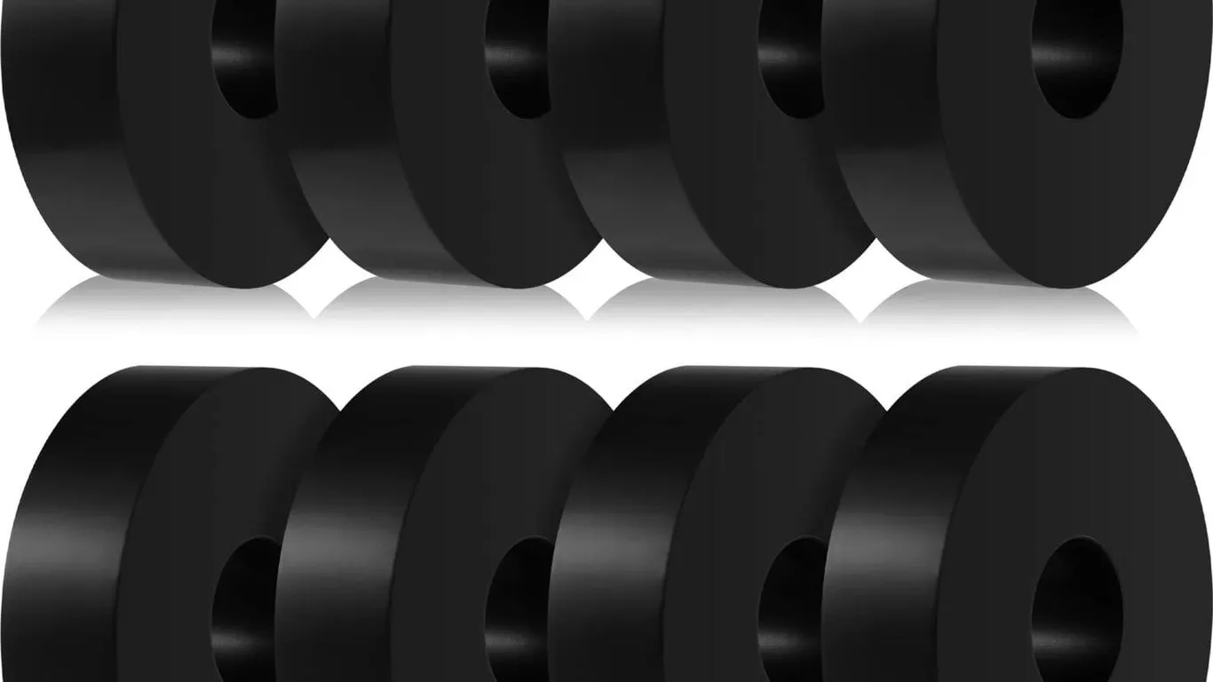 Treela Rubber Isolation Pads 1.5 Inch OD 8pk
