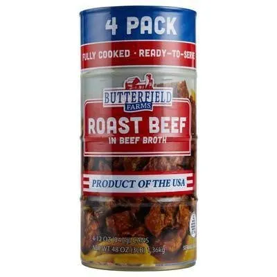 Butterfield Farms Roast Beef 12oz 4 Pack