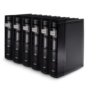Bellagio-Italia DVD Storage Binders 6pk Black