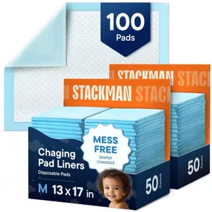 Stack Man Disposable Changing Pads 17x13 100ct