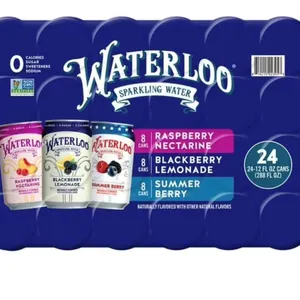 Waterloo Sparkling Water 12oz 24pk Variety Pack