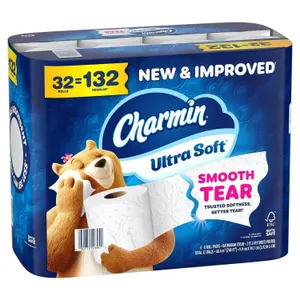 Charmin Ultra Soft Toilet Paper 215 Sheets 32...