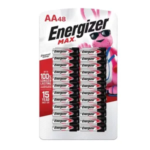 Energizer AA Alkaline Batteries 48pk