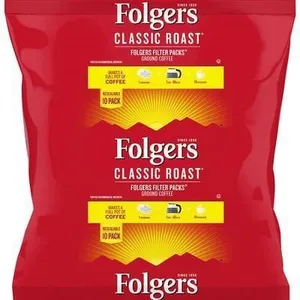 Folgers Classic Roast Ground Coffee Filter 4pk