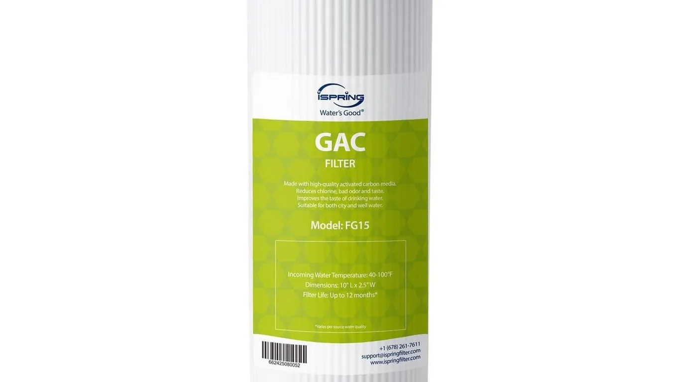 iSpring FG15 GAC 10x2.5 Water Filter Cartridge