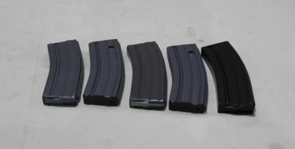 Five 30 Round Magazines