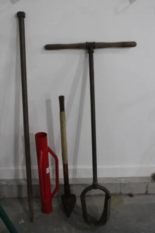 Jobbers, Hand Post Auger, Maul & Rock Bar