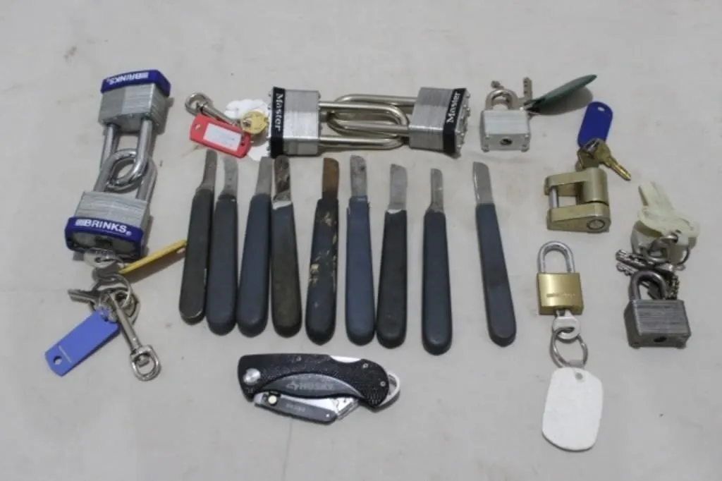 Pad Locks, Splicer Knives & Husky Folding Knife