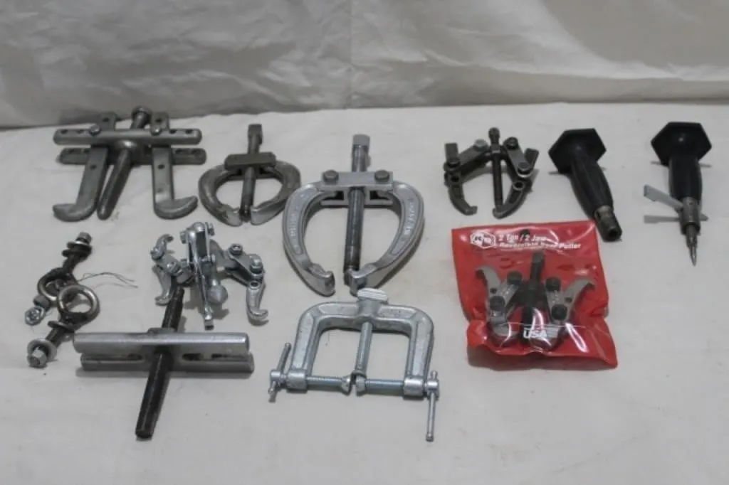 Various Jaw Gear Pullers & More