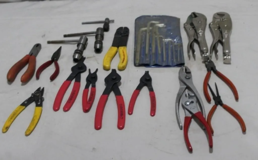 Locking Pliers, Allen Wrenches, Snap Ring Pliers..