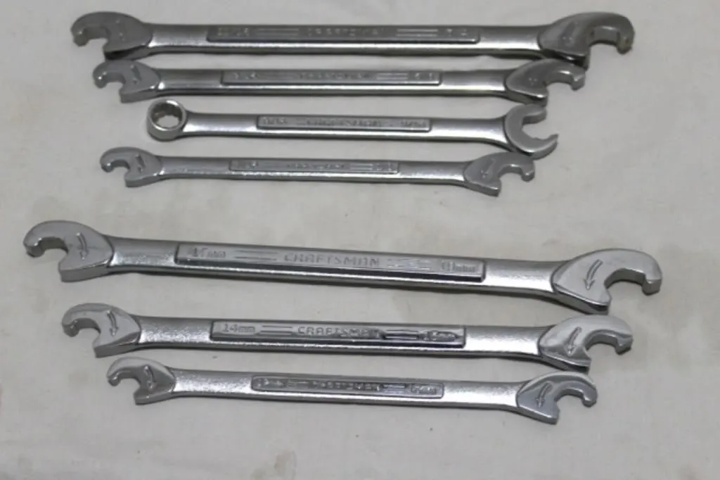 6 Craftsman Flare Nut Wrenches & Other Wrench