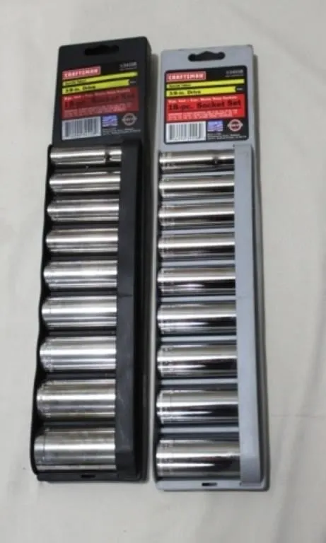 Craftsman 18pc. 3/8" Metric Deep Sockets