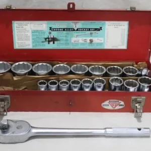 Indestro Chrome Alloy 3/4" Socket Set