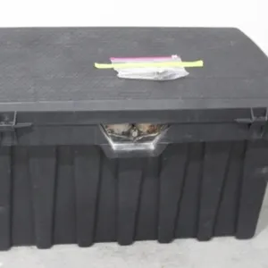 Contico 3' x 20" x 21" Rubber Storage Box w/Keys