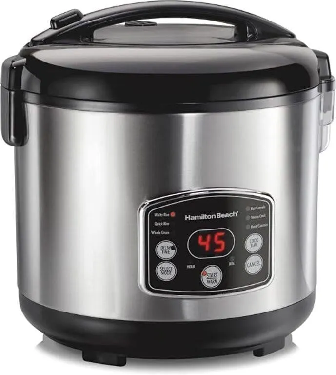 Hamilton Beach Digital Programmable Rice Cooker &N