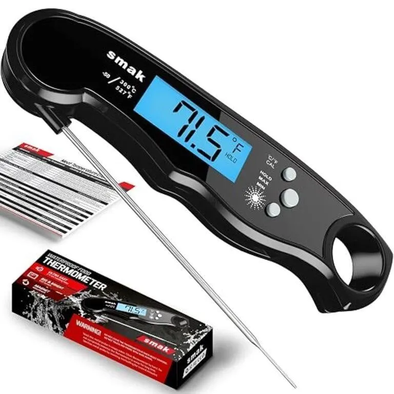 Smak Waterproof Digital Food Thermometer
