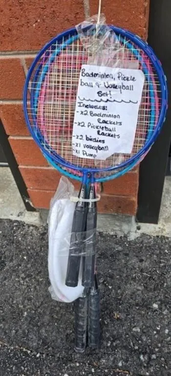 EastPoint Badminton Rackets/Volley Ball set