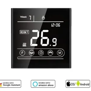 Smart WiFi Touch Screen Thermostat Temperature Coe
