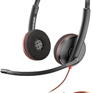 Poly Blackwire 3220 Wired Corded USB Headphones (