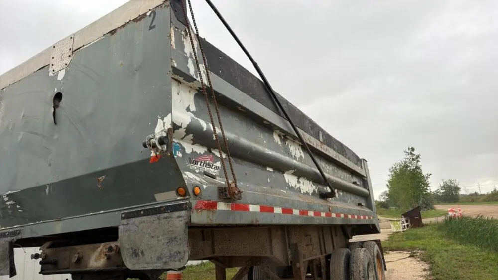 Northstar tandem axle end dump trailer